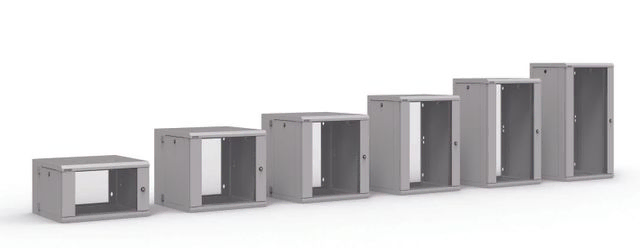 Z-Cube i sex olika höjder. F-rack Systems AB