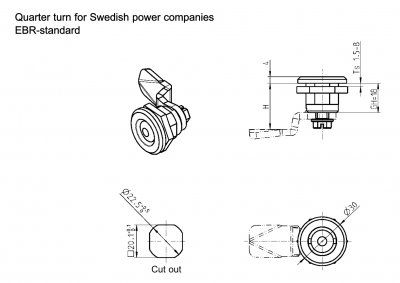 Enpunktslås EBR
