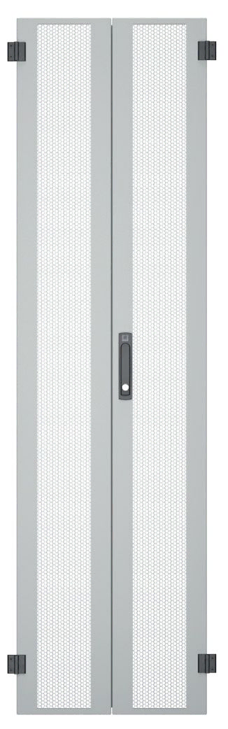 SZB IT ventilerad dubbeldörr (5) som kan monteras som front eller bakdörr.